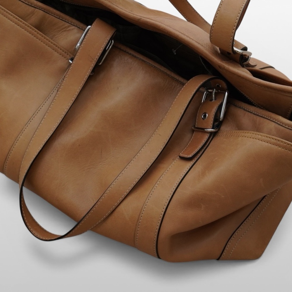 Vintage Coach Camel Leather Shoulder Bag - Picture 11 of 11